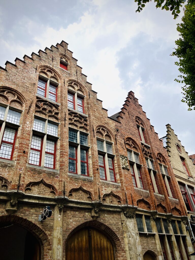 Häuserfassade in Flandern