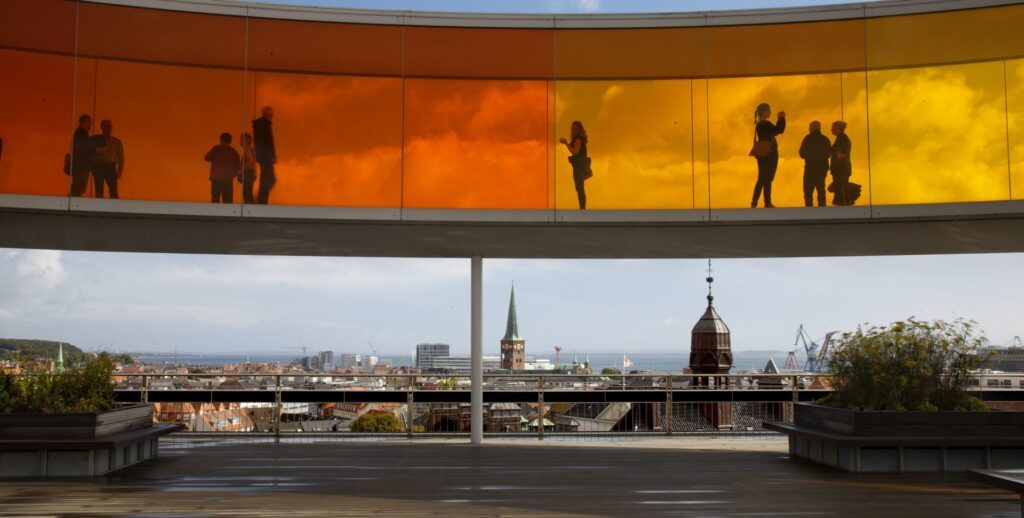 Your rainbow panorama, Olafur Eliasson, 2006 - 2011, ARoS Aarhus Art Museum.