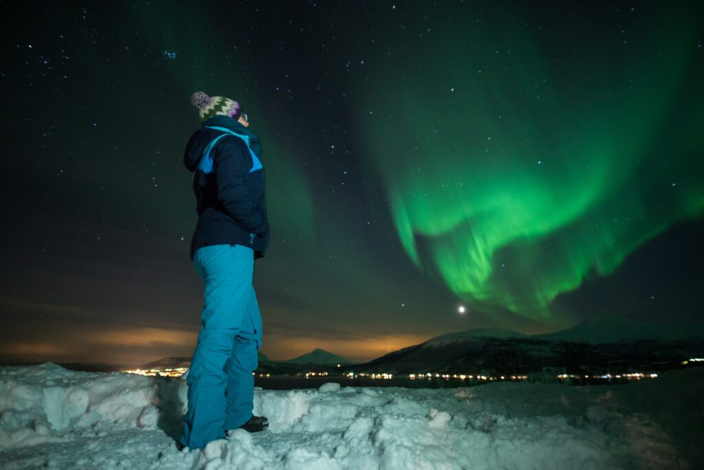 Polarlichter Tromsø Norwegen