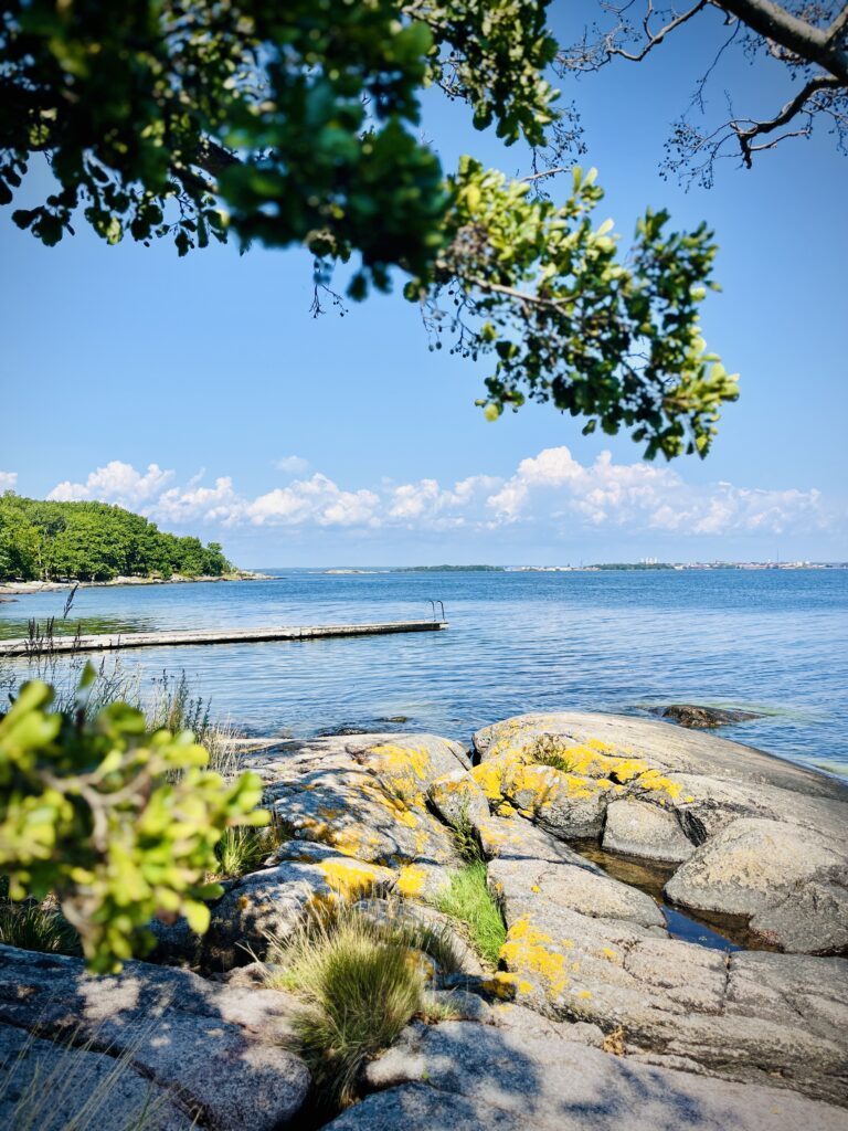 Badestelle in Schweden