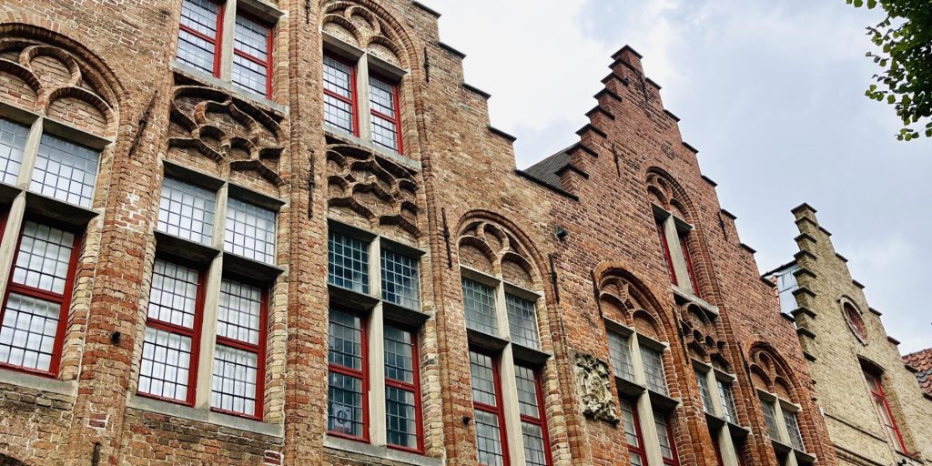 Häuserfassade in Flandern